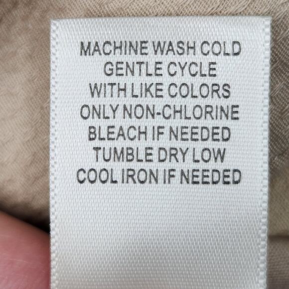 NWT Christopher & Banks Tan Minimalist Button Down Blazer Jacket Women's L - Picture 4 of 10